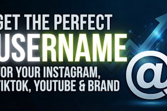 create catchy and available usernames and brand names