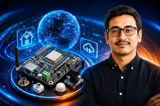 design iot devices with esp32 pcb and embedded firmware