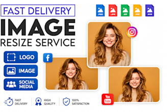resize logo or image for social media profile picture
