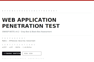 perform a web application penetration test based on owasp