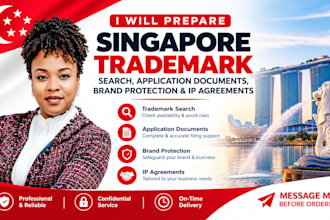 prepare singapore trademark documents IP agreements and brand protection