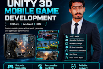 develop a unity 3d mobile game using c sharp
