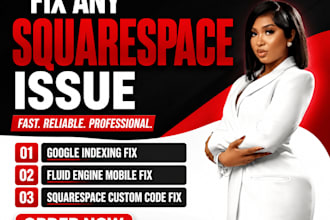 fix squarespace google indexing, fluid engine mobile and fix custom web code