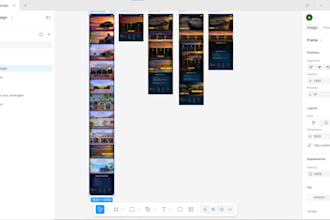 design landing page design with figma