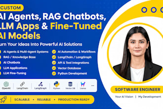 build ai agents, rag chatbots, llm apps and fine tune ai models