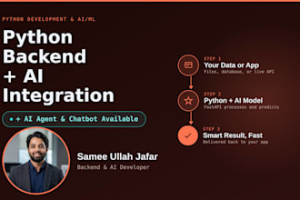 build python fastapi backend and integrate ai ml models
