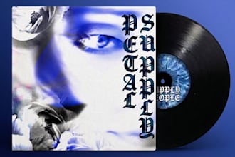 design unique album cover art for indie, electronic music