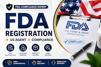 do fda otc drug registration, listing,  fda compliance and US agent service