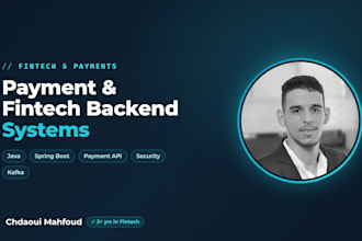 build a secure payment gateway and fintech backend in java spring boot