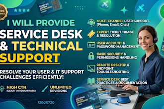 provide professional IT help desk and technical support