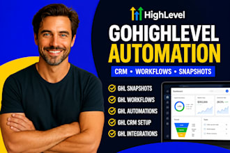 gohighlevel expert, ghl workflow, ghl automation ghl snapshot, gohighlevel crm