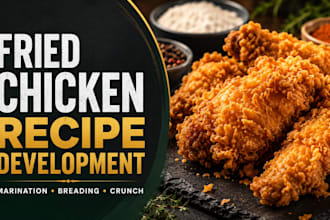 develop and improve your fried chicken recipe and process
