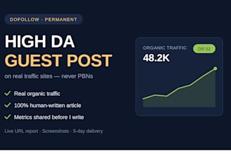 do high da guest post with dofollow backlink