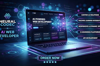 be your frontend and backend developer