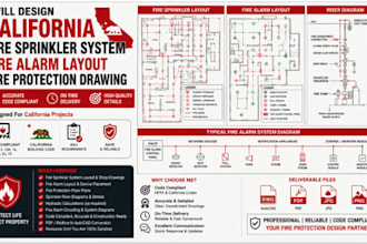 design california fire sprinkler system fire alarm layout fire protection