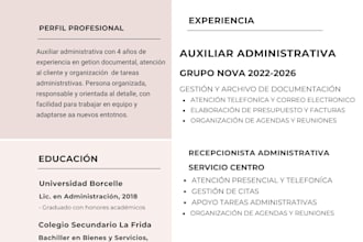 design professional CV resumes