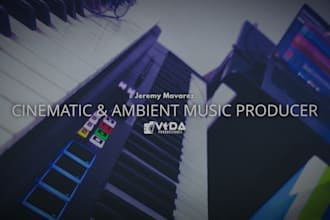 produce custom cinematic ambient music or backing track