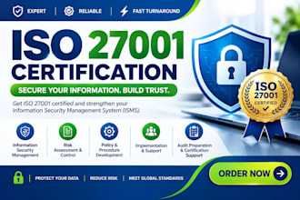 do iso 27001, iso 9001, iso 22000 certification and documentation