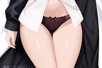 draw custom dakimakura pillow illustration sfw or nsfw