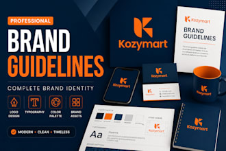design bold modern brand identity with strategy