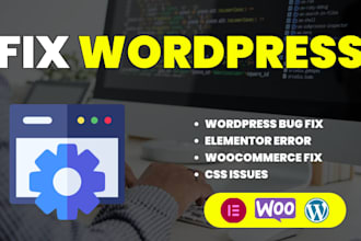 fix wordpress issues, errors, wordpress bug fix, woocommerce fix