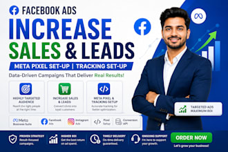 setup facebook ads campaign for leads and sales, meta ads,