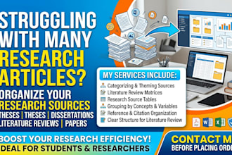 organize and structure your writing sources of research