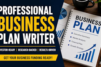 business plan business plan writer financial plan startups business proposal