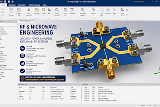 design and simulate rf microwave circuits, rf pcb power amplifiers and rf system