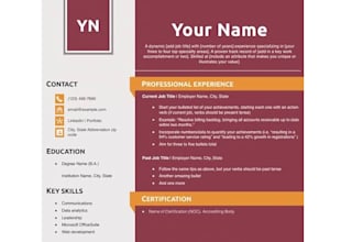 clean up and redesign your resume into a polished one page format