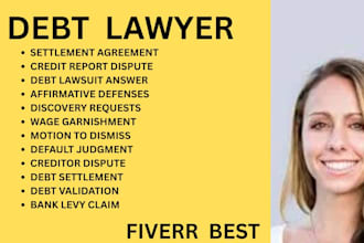be your ny, ca,florida debt lawyer for debt lawsuits, debt relief and settlement