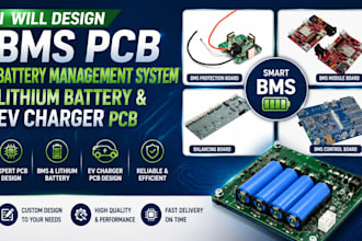 design bms pcb battery management system lithium battery pcb ev charger pcb