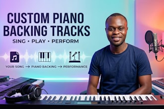 create a custom piano backing track for your song
