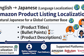 localize your amazon product listing into natural japanese