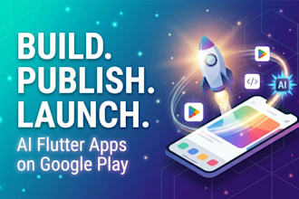build ai mobile app and game in flutter and publish to google play store