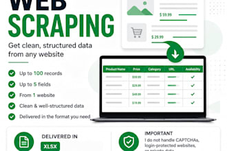 web scraping and data extraction