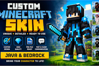 create a custom minecraft skin for you