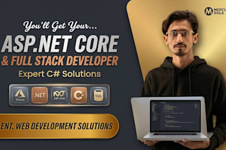 develop asp net core web applications and full stack projects