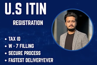 assist with itin application w7 form for non us residents