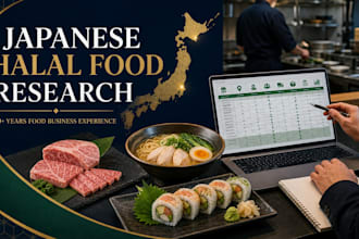 research japanese halal food wagyu ramen restaurants and suppliers