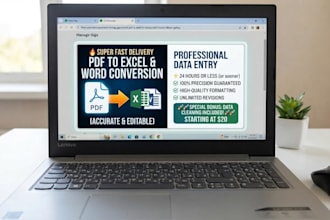 convert PDF to excel or word with high accuracy