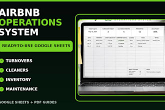 set up an airbnb operations system in google sheets