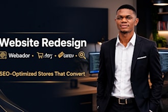 redesign webador hostinger website design ecommerce store wix SEO
