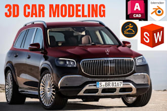 custom 3d car model 3d printable rc car scifi vehicle 3d widecar scale body part