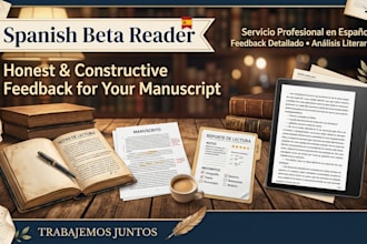 be your spanish beta reader and provide honest feedback