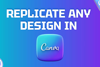 recreate your design in canva as an editable template