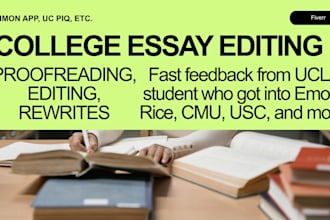 edit your college application essay or personal statement