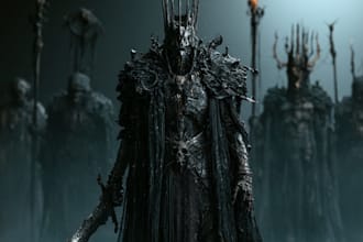 create dark knight paintings