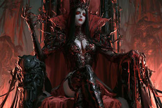 horror vampire lord queen character