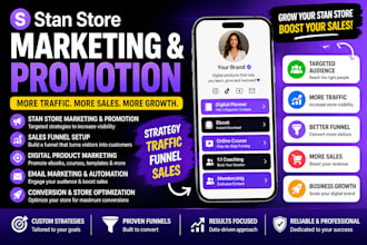 stan store marketing promotion sale funnel stan store digital product marketing